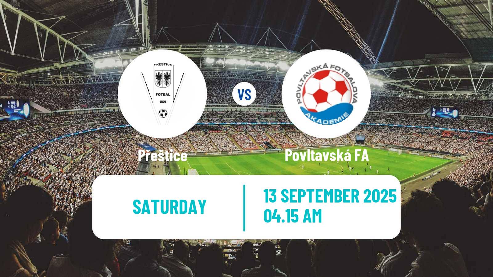 Football Czech Division A Přeštice - Povltavská FA