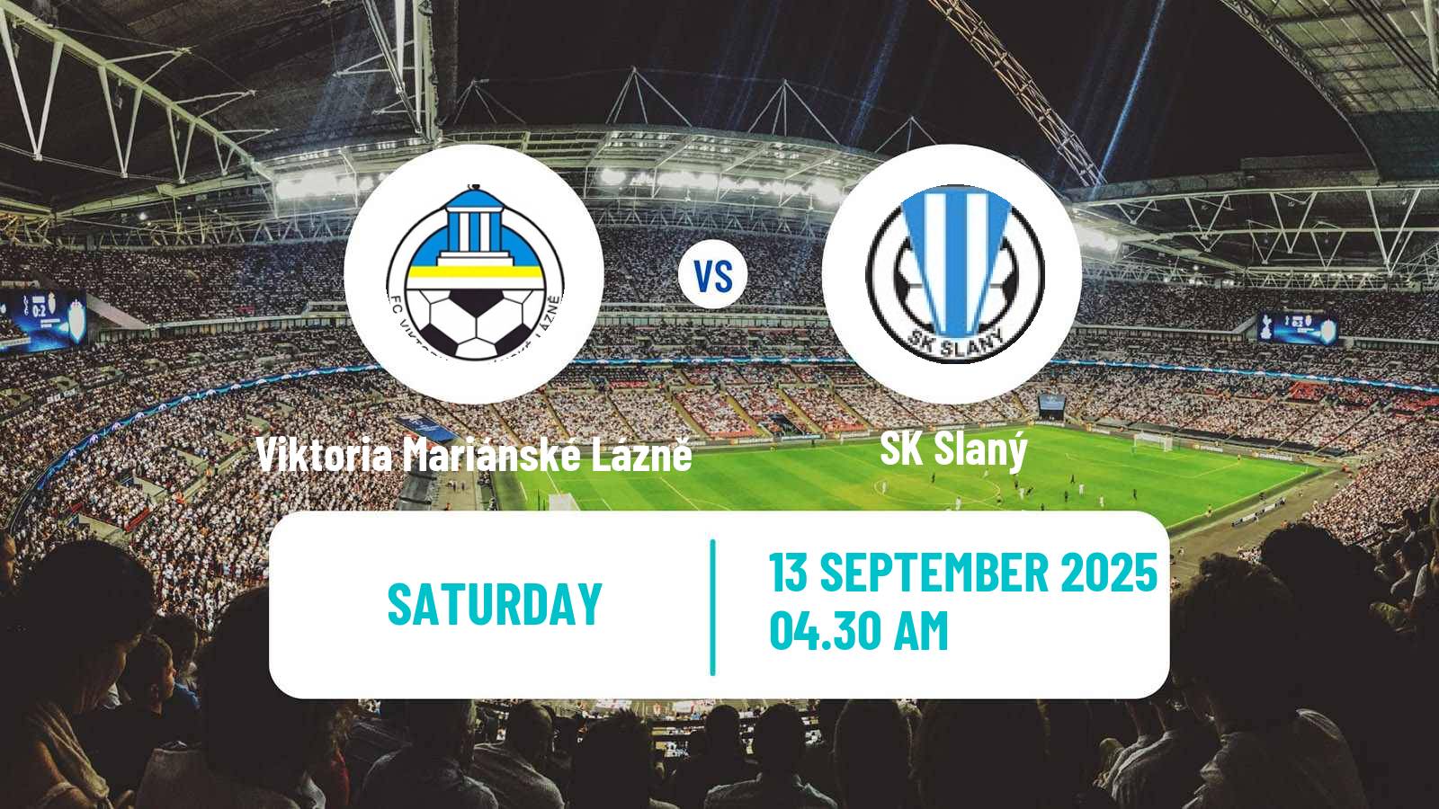 Football Czech Division B Viktoria Mariánské Lázně - Slaný