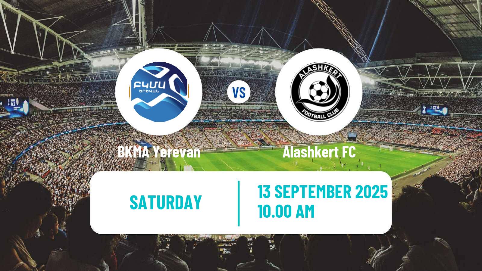 Football Armenian Premier League BKMA Yerevan - Alashkert