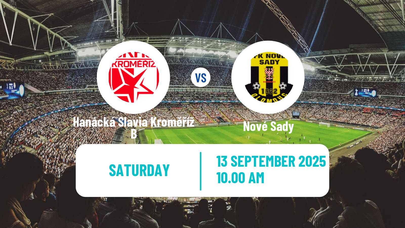 Football Czech Division E Hanácká Slavia Kroměříž B - Nové Sady