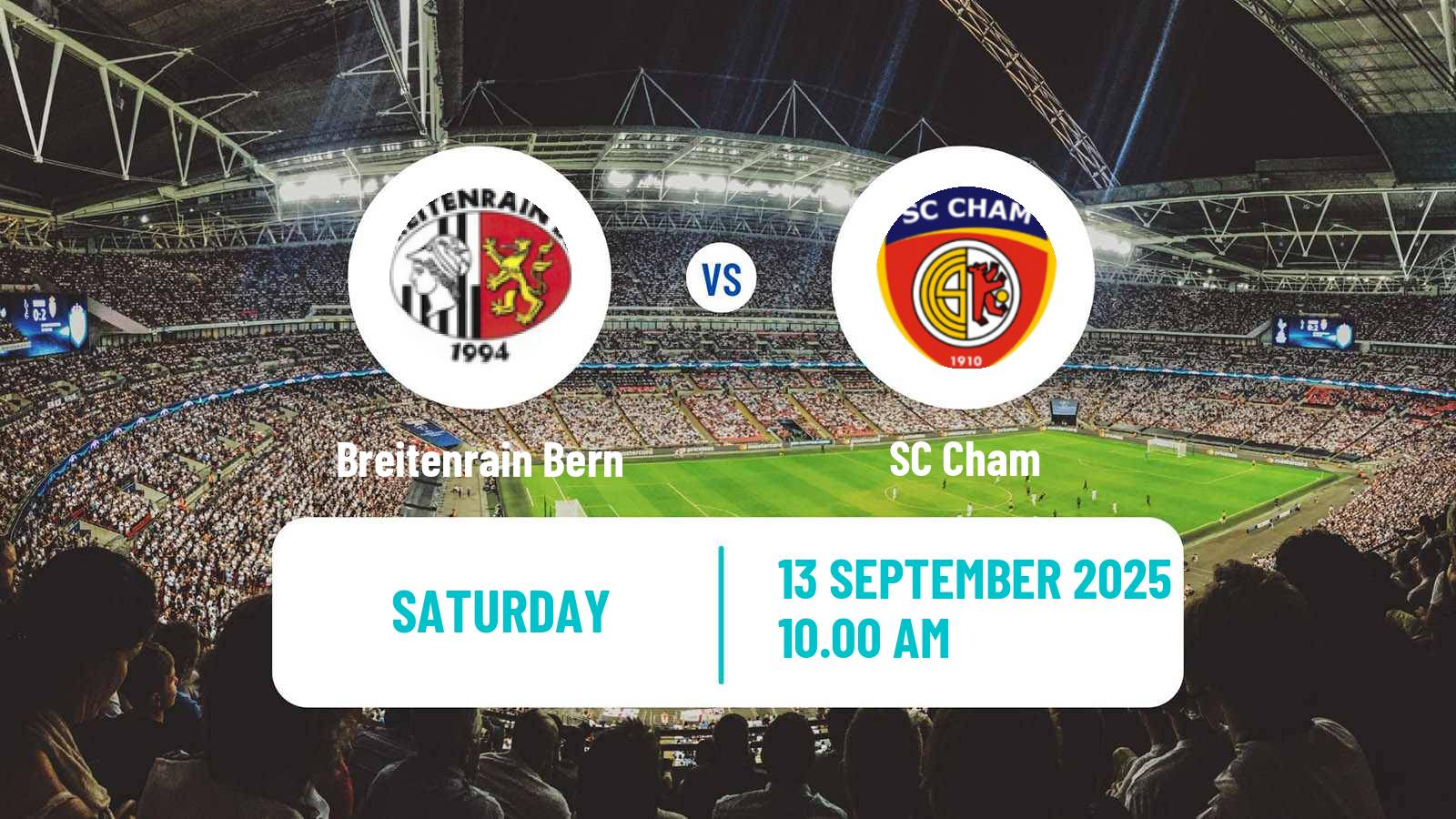 Football Swiss Promotion League Breitenrain Bern - Cham