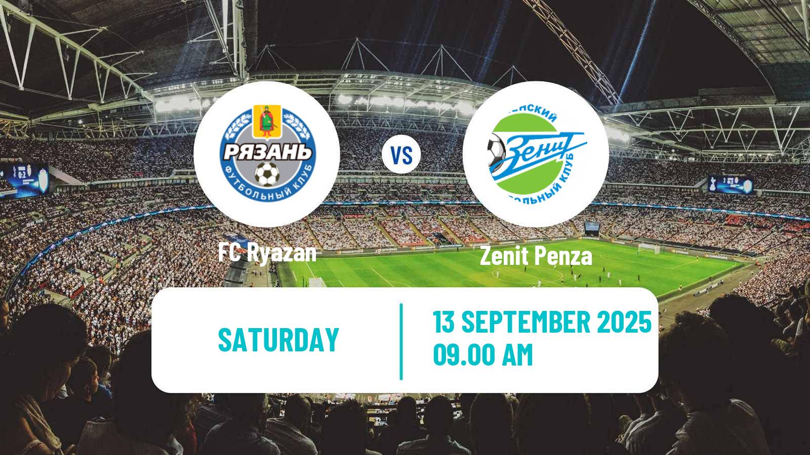 Football FNL 2 Division B Group 3 Ryazan - Zenit Penza