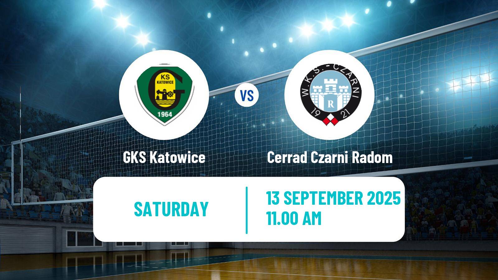 Volleyball Polish I Liga Volleyball GKS Katowice - Cerrad Czarni Radom