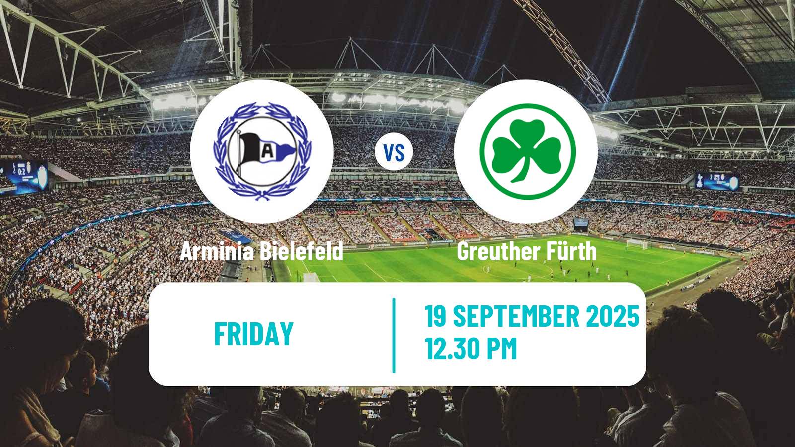 Football German 2 Bundesliga Arminia Bielefeld - Greuther Fürth