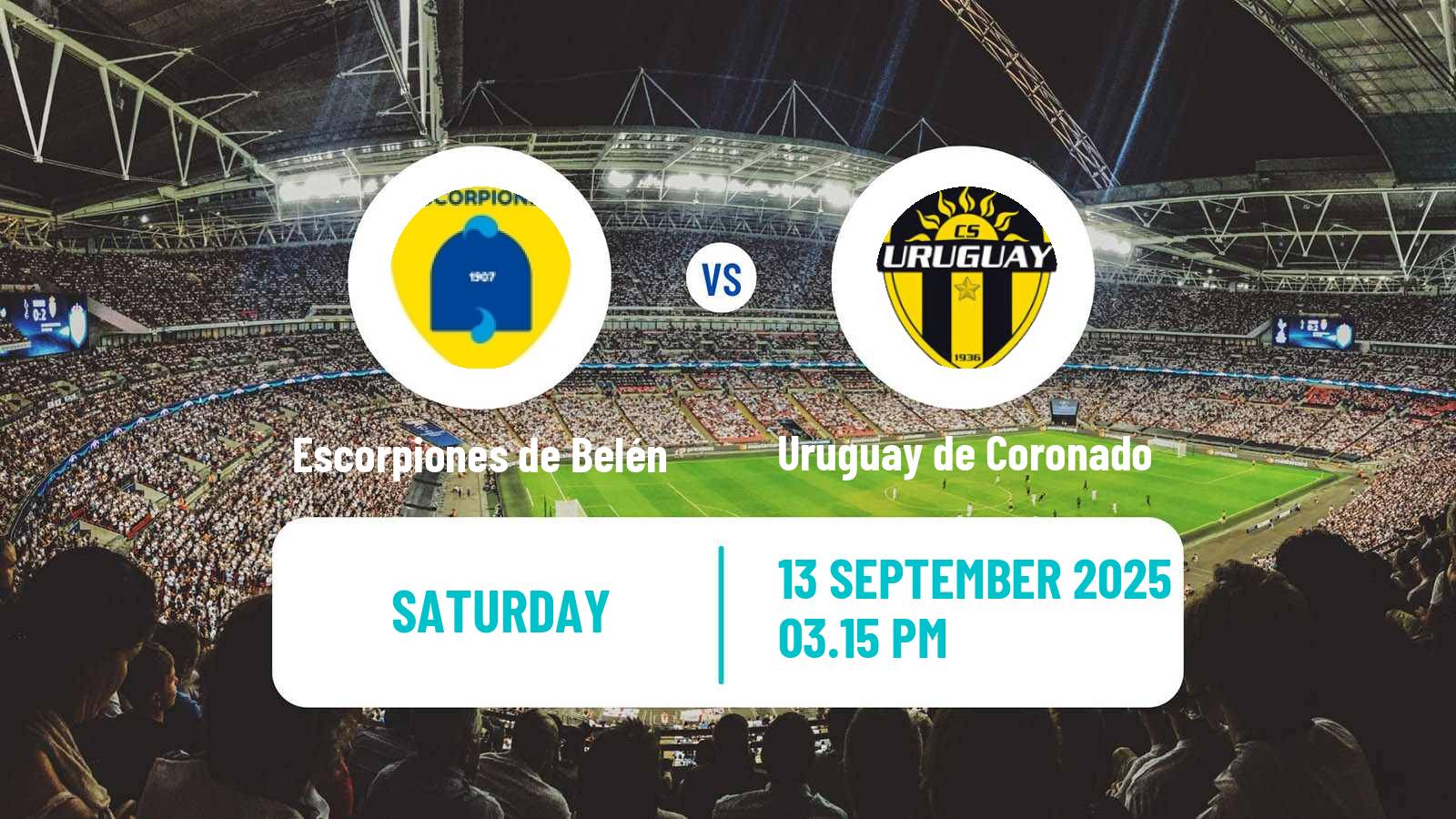 Football Costa Rican Liga de Ascenso Escorpiones de Belén - Uruguay de Coronado