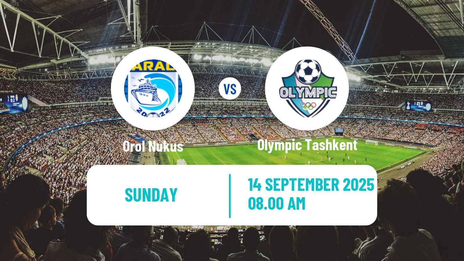 Football Uzbek Pro Liga Orol Nukus - Olympic Tashkent