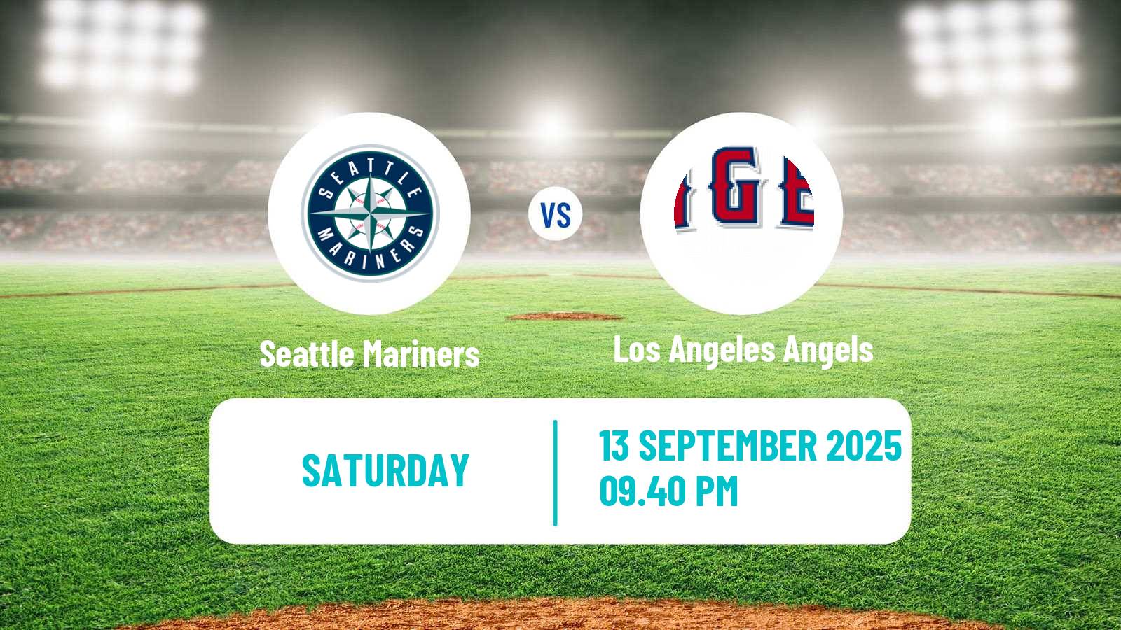Baseball MLB Seattle Mariners - Los Angeles Angels