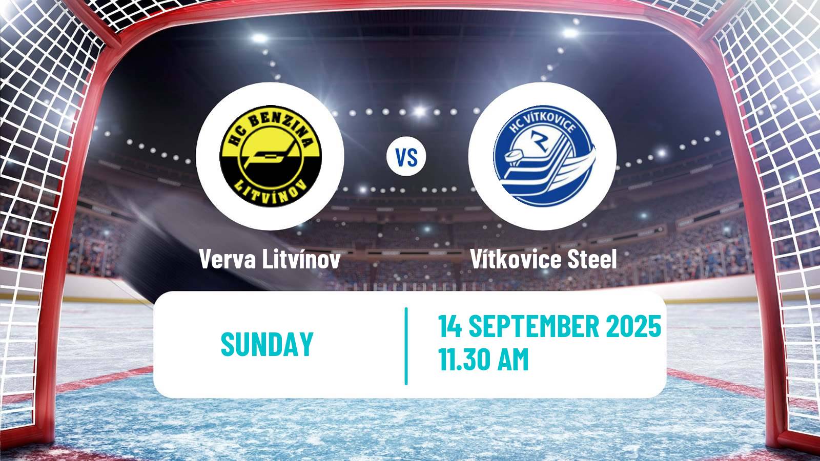 Hockey Czech Extraliga Verva Litvínov - Vítkovice Steel