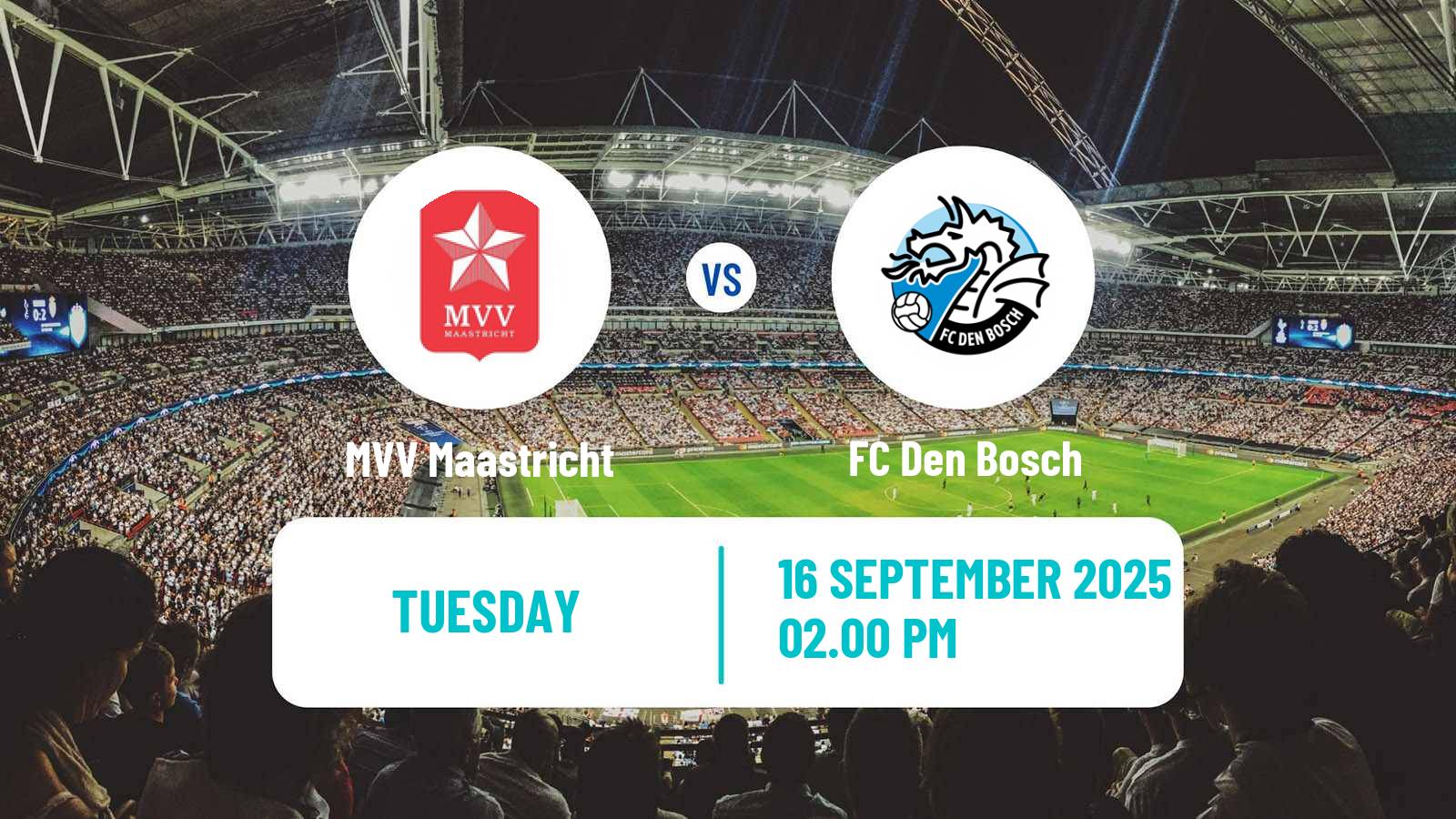 Football Dutch Eerste Divisie MVV Maastricht - Den Bosch