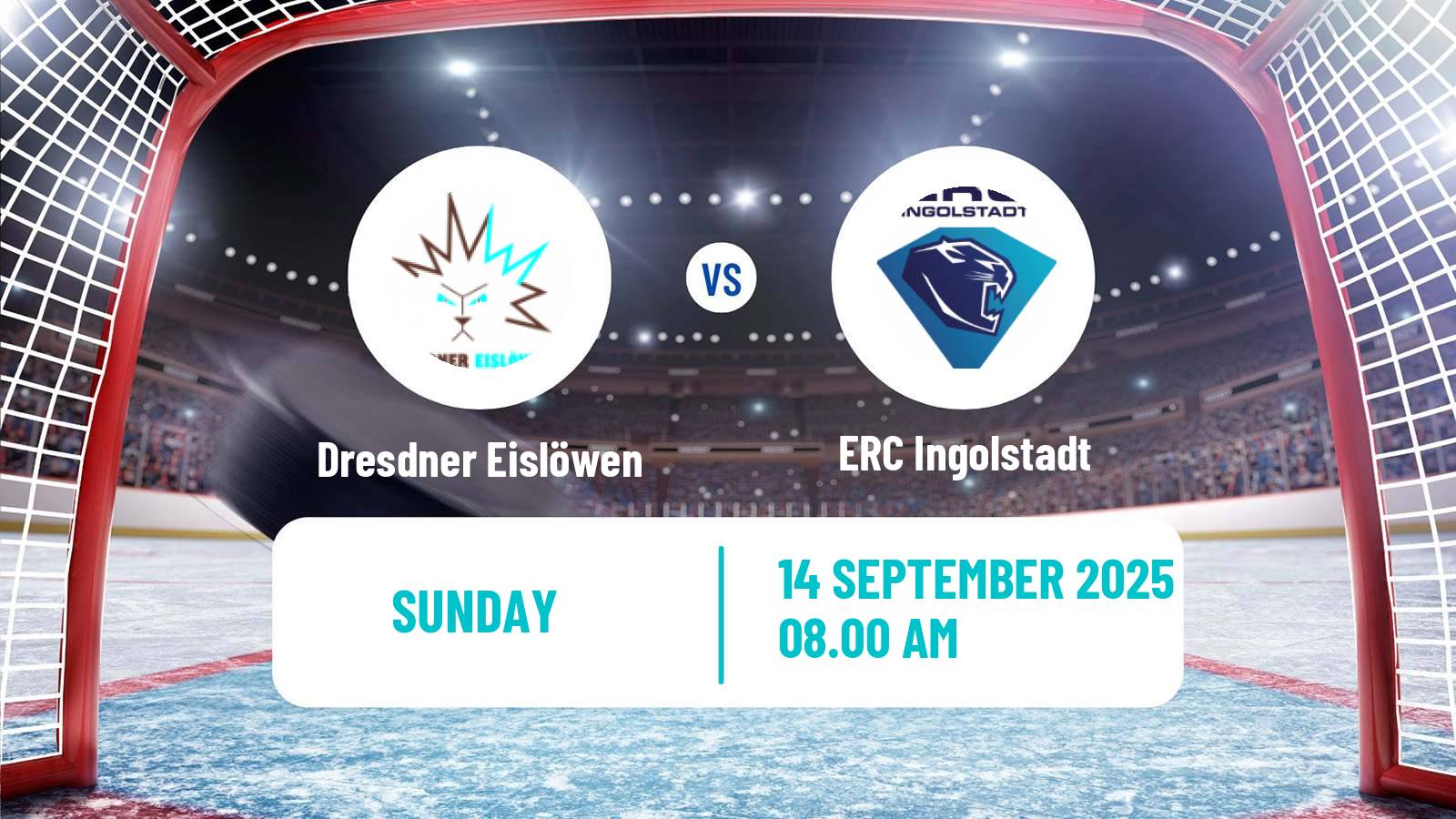 Hockey German Ice Hockey League Dresdner Eislöwen - ERC Ingolstadt