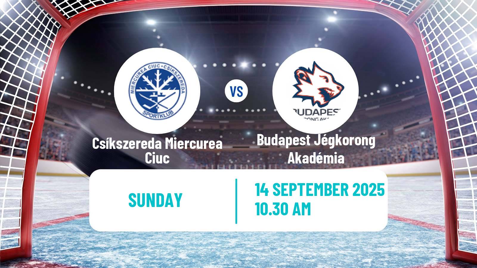Hockey Hungarian Erste Liga Hockey Csíkszereda Miercurea Ciuc - Budapest Jégkorong Akadémia