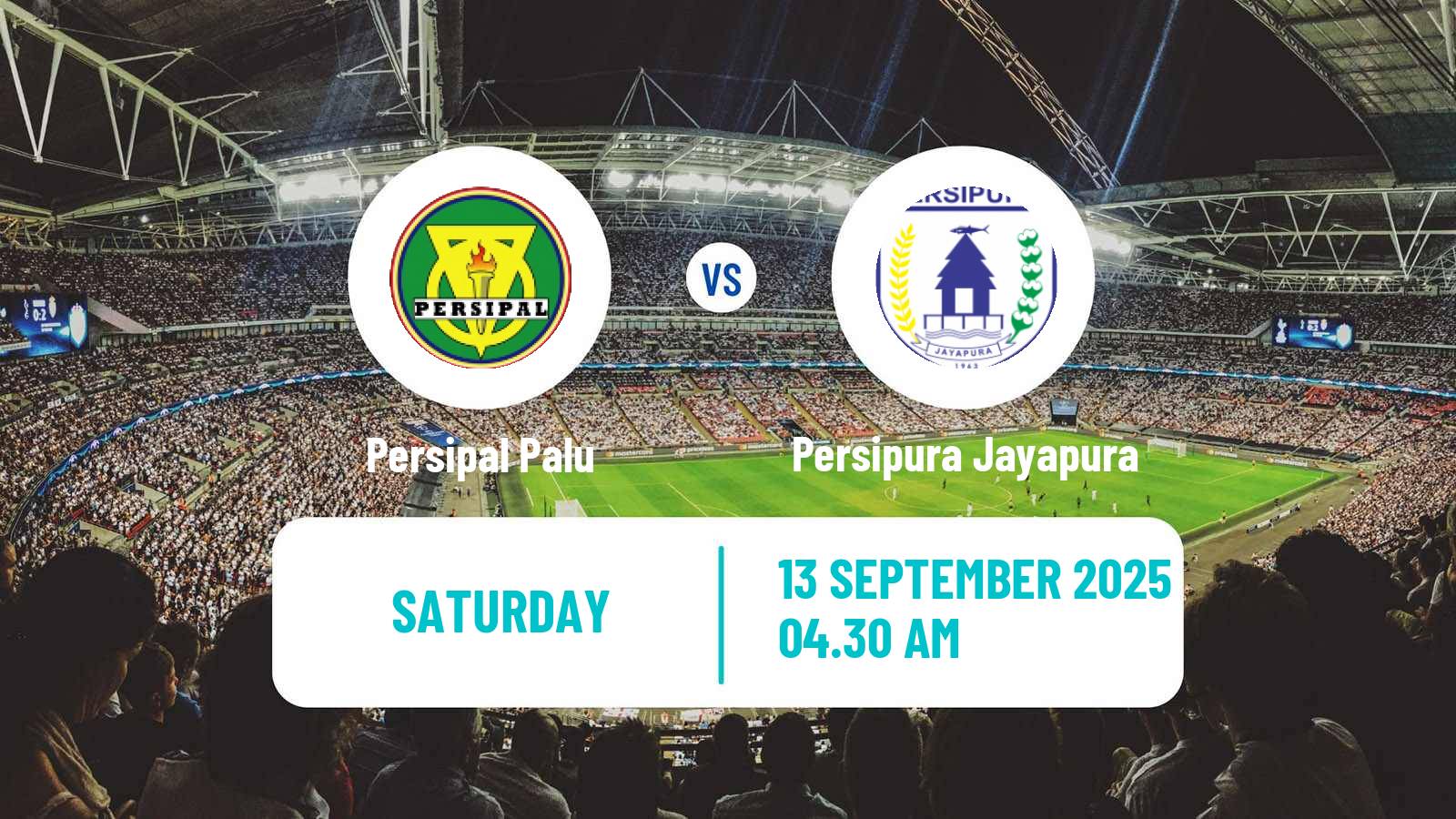 Football Indonesian Liga 2 Persipal Palu - Persipura Jayapura