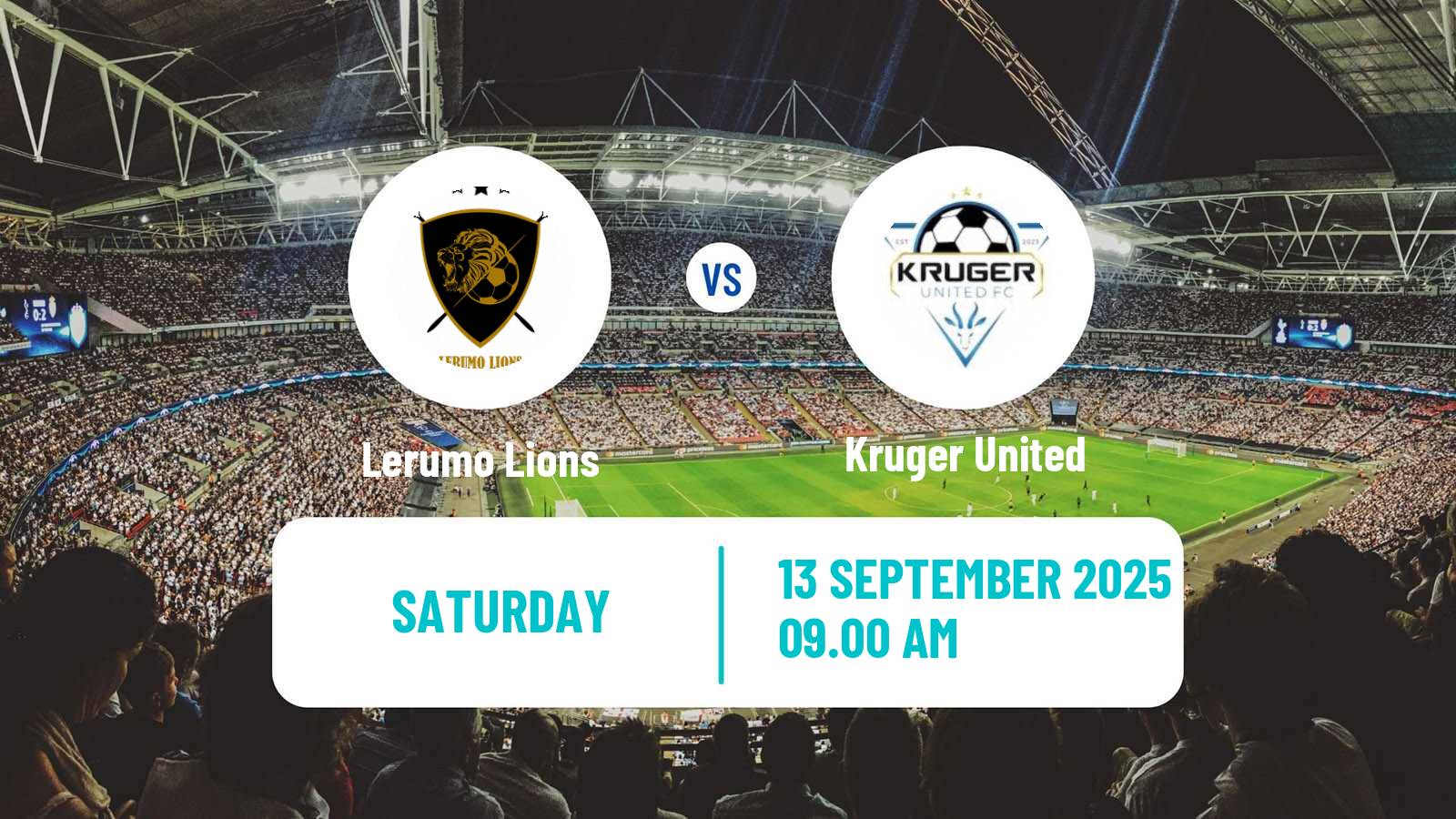 Football South African First Division Lerumo Lions - Kruger United