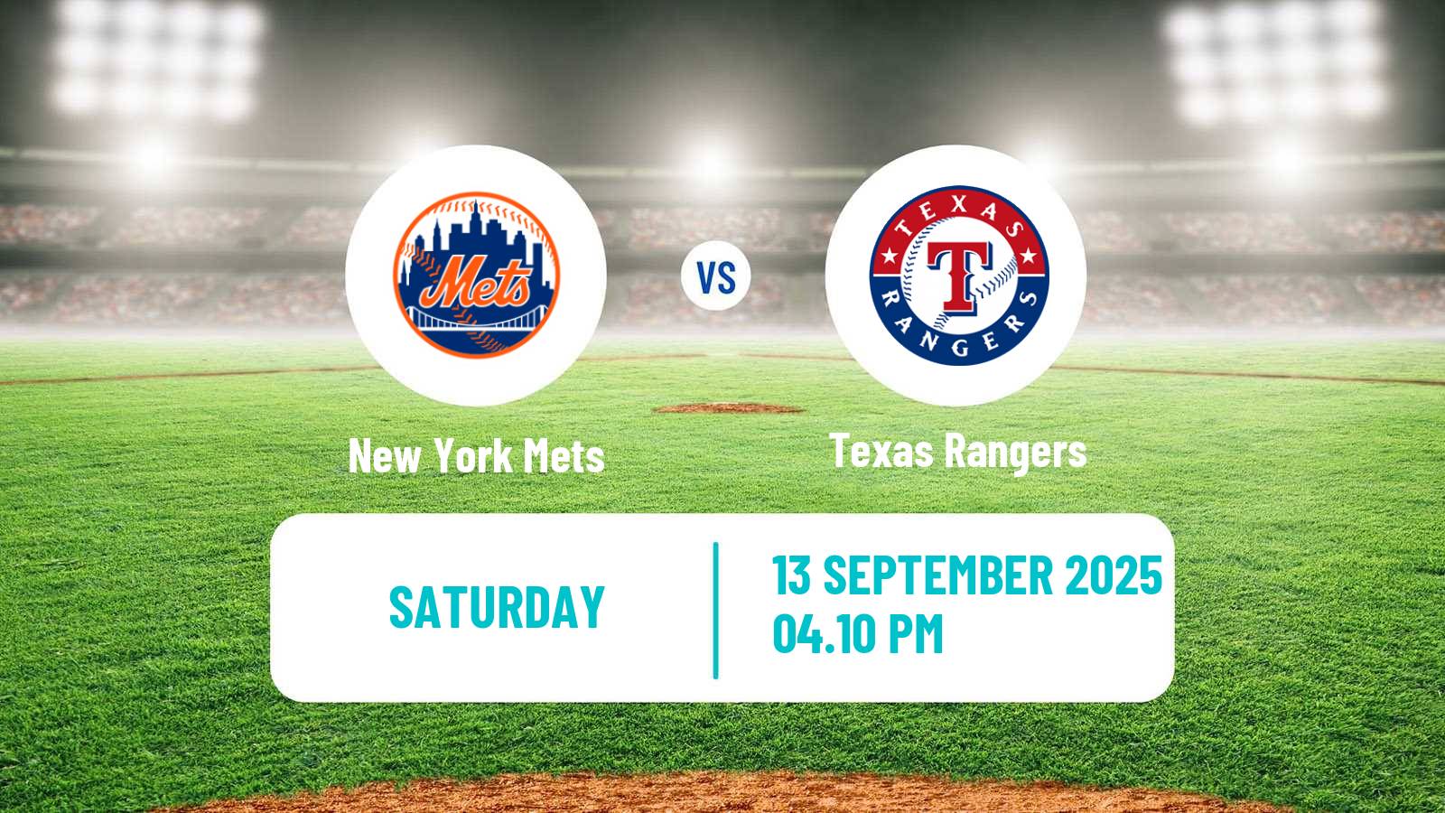 Baseball MLB New York Mets - Texas Rangers