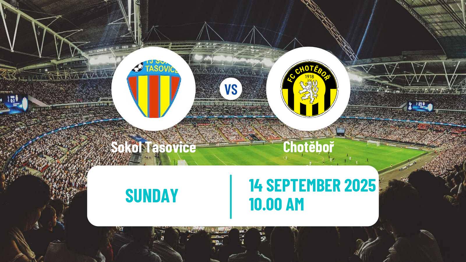 Football Czech Division D Sokol Tasovice - Chotěboř