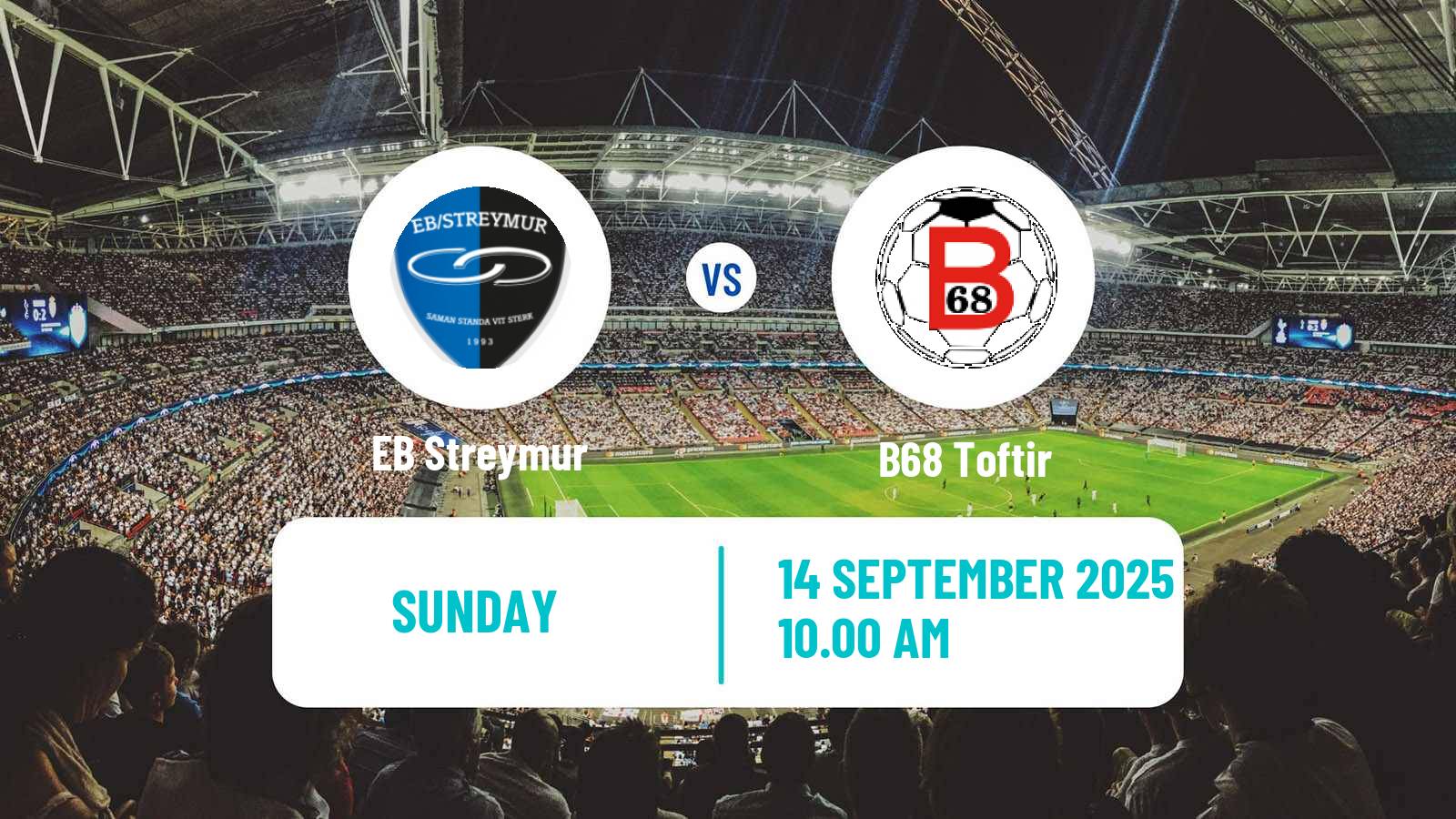Football Faroe Islands Premier League EB Streymur - B68 Toftir