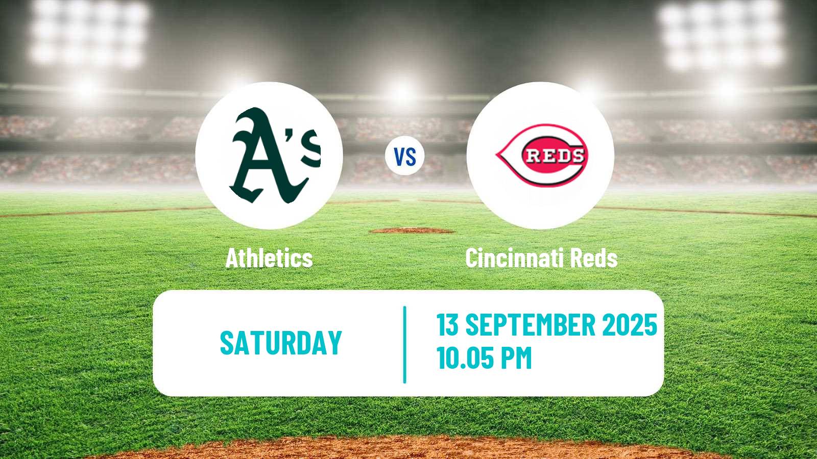 Baseball MLB Athletics - Cincinnati Reds