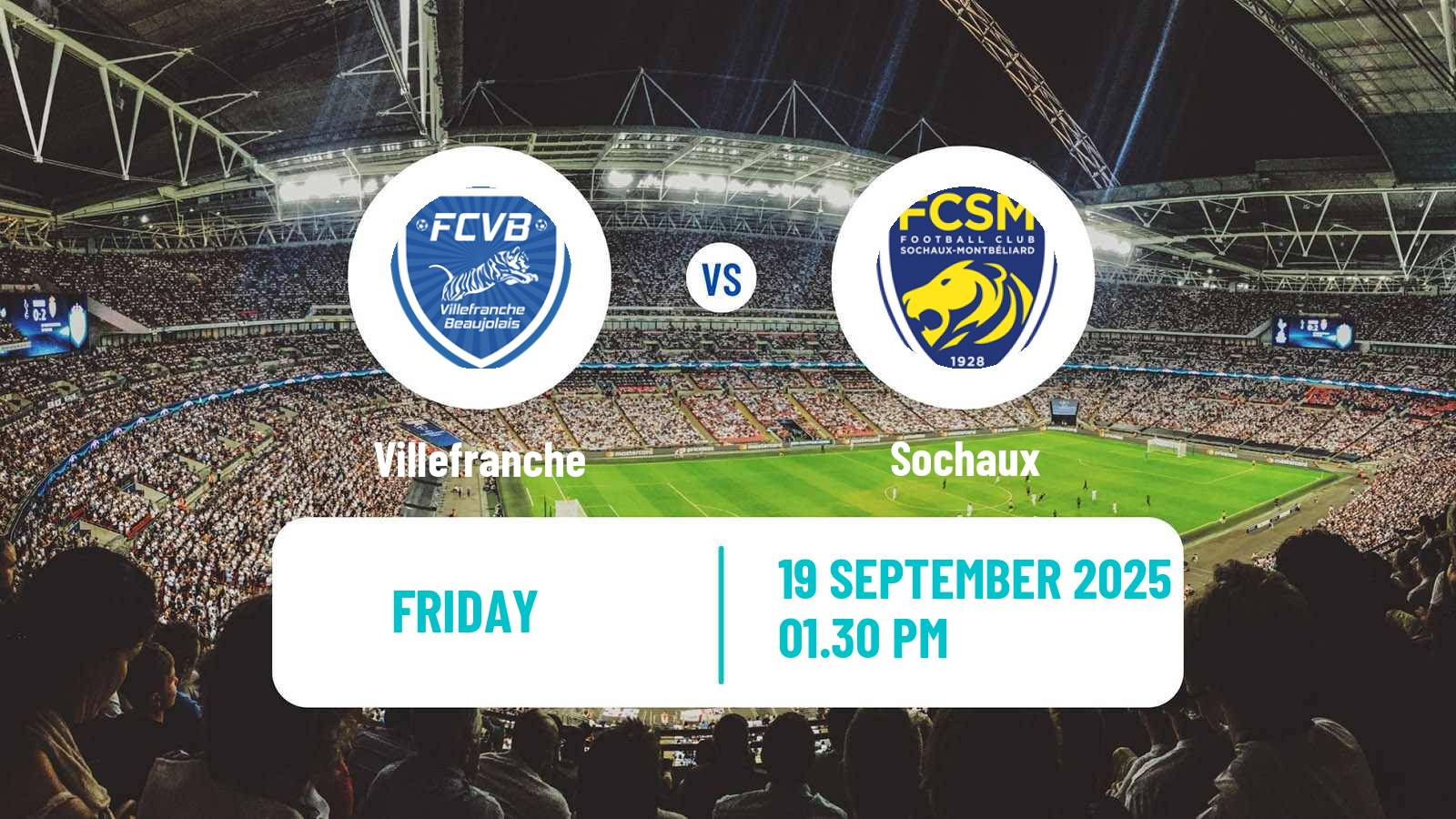 Football French National League Villefranche - Sochaux