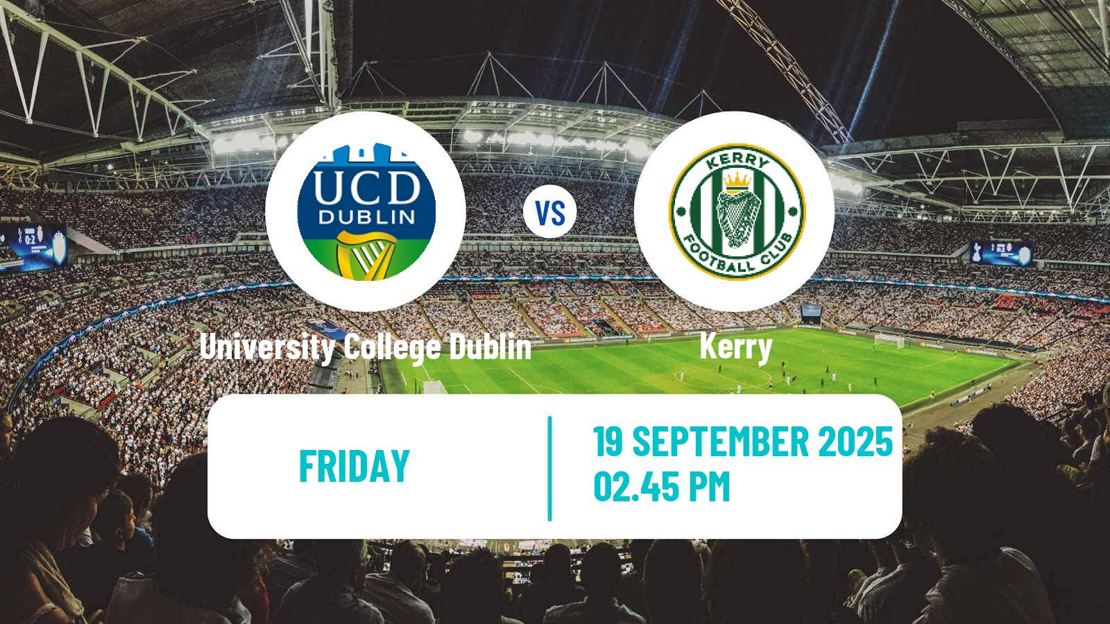 Football Irish Division 1 University College Dublin - Kerry