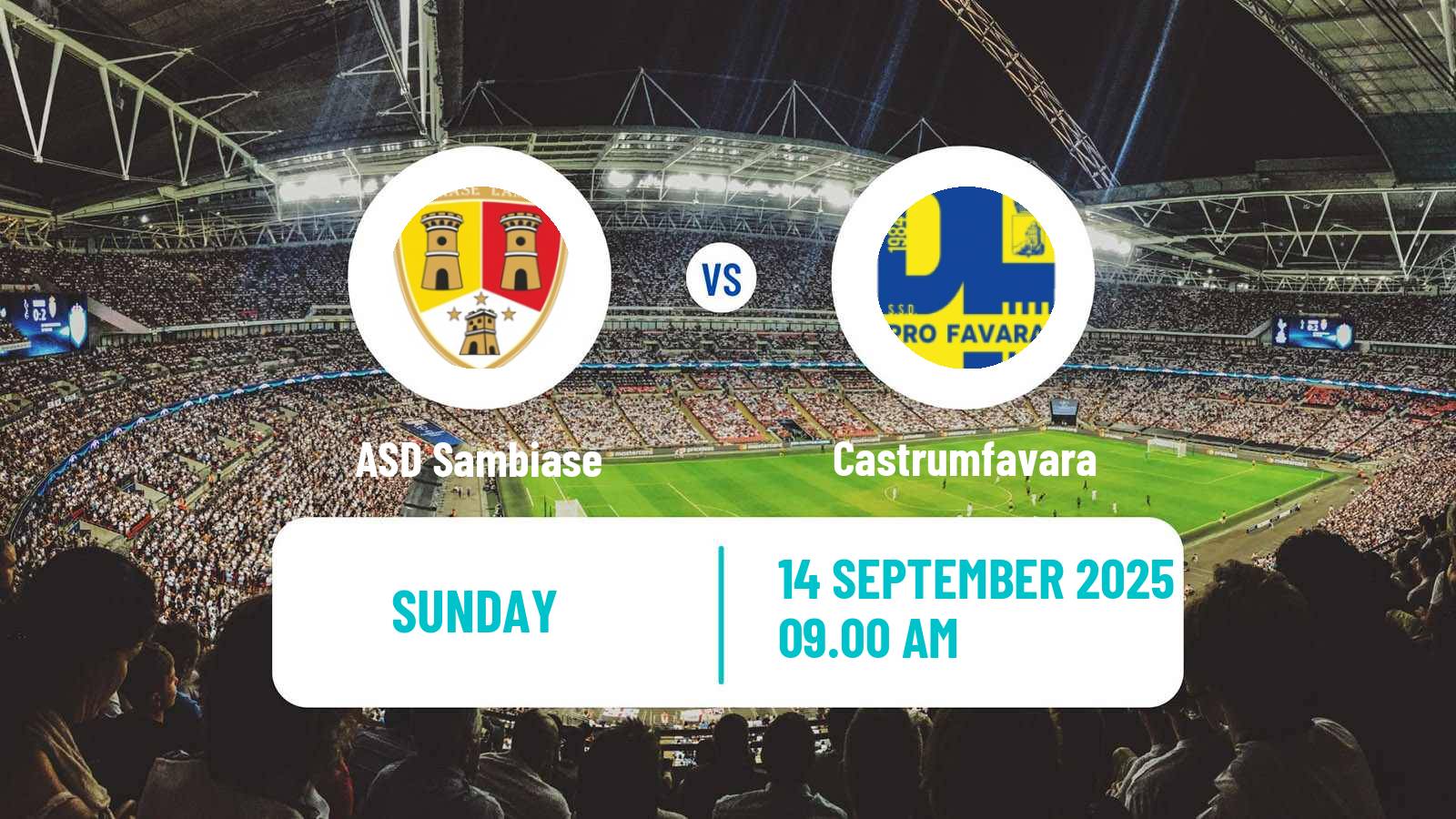 Football Italian Serie D - Group I Sambiase - Castrumfavara
