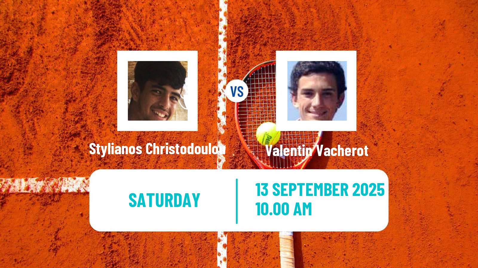 Tennis Davis Cup World Group II Stylianos Christodoulou - Valentin Vacherot