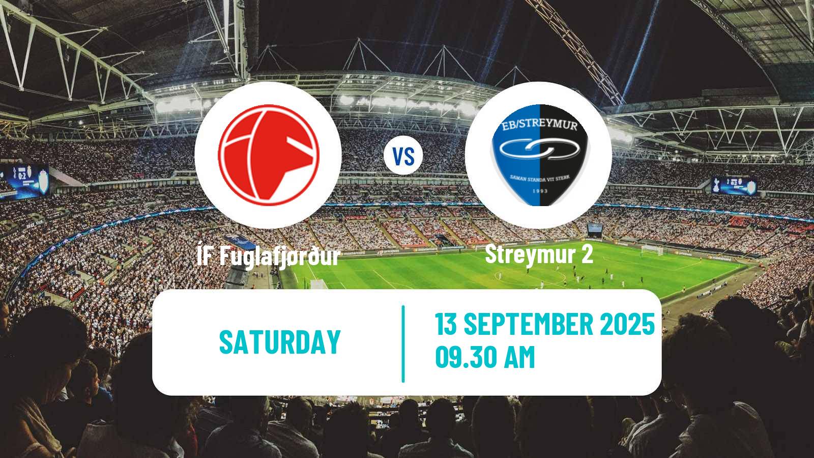 Football Faroe Islands 1 Deild ÍF Fuglafjørður - Streymur 2