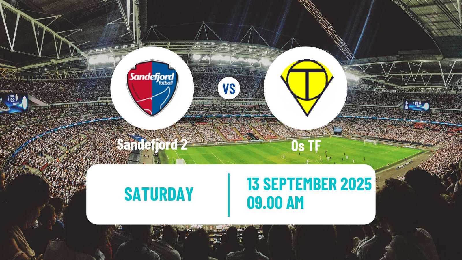 Football Norwegian Division 3 - Group 4 Sandefjord 2 - Os TF