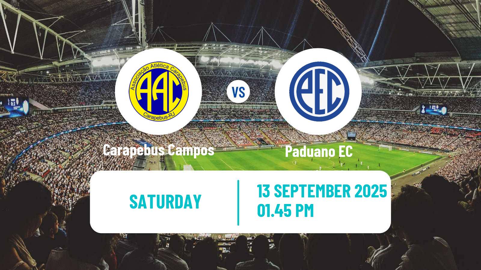 Football Brazilian Carioca B1 Carapebus Campos - Paduano