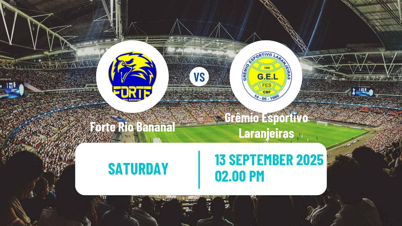 Football Brazilian Capixaba 2 Forte Rio Bananal - Grêmio Esportivo Laranjeiras