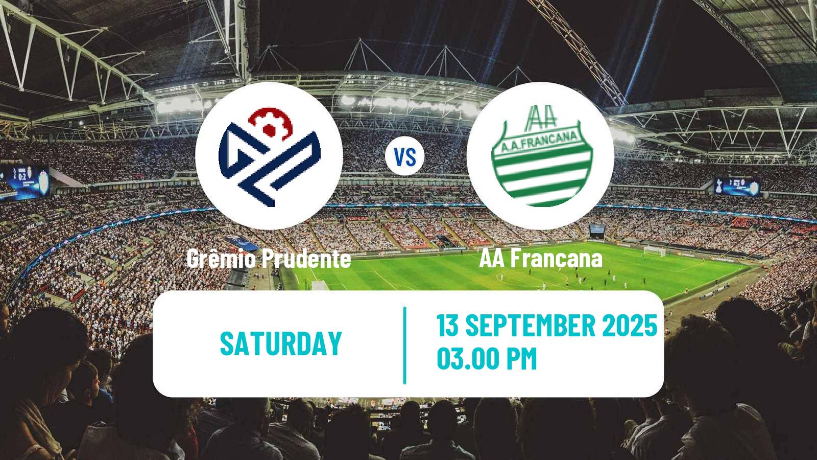 Football Brazilian Copa Paulista Grêmio Prudente - Francana