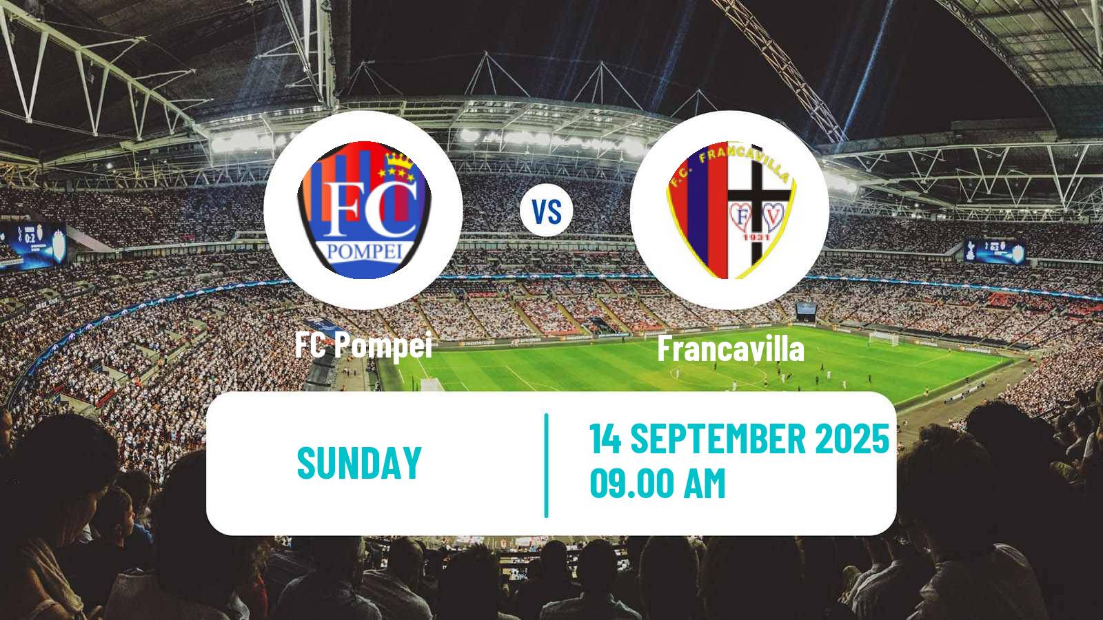 Football Italian Serie D - Group H Pompei - Francavilla