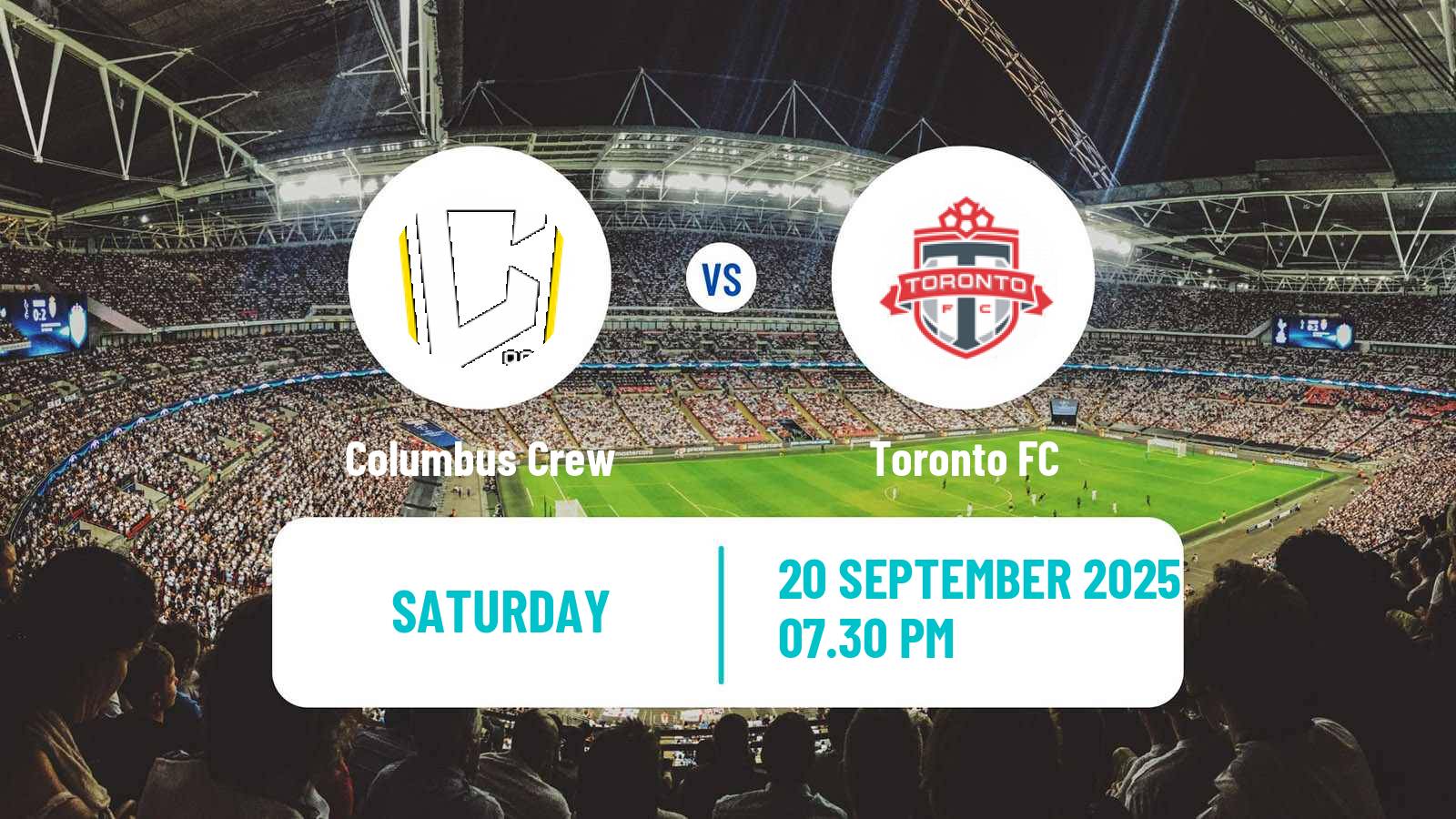 Football MLS Columbus Crew - Toronto FC