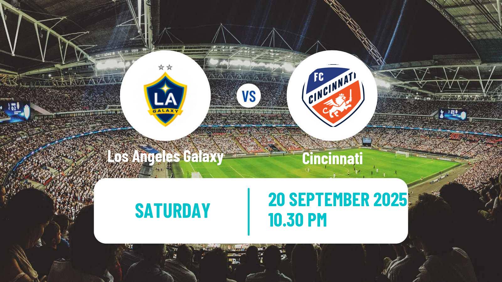 Football MLS Los Angeles Galaxy - Cincinnati