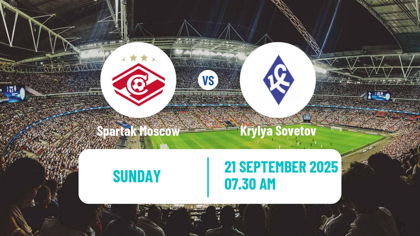 Football Russian Premier League Spartak Moscow - Krylya Sovetov