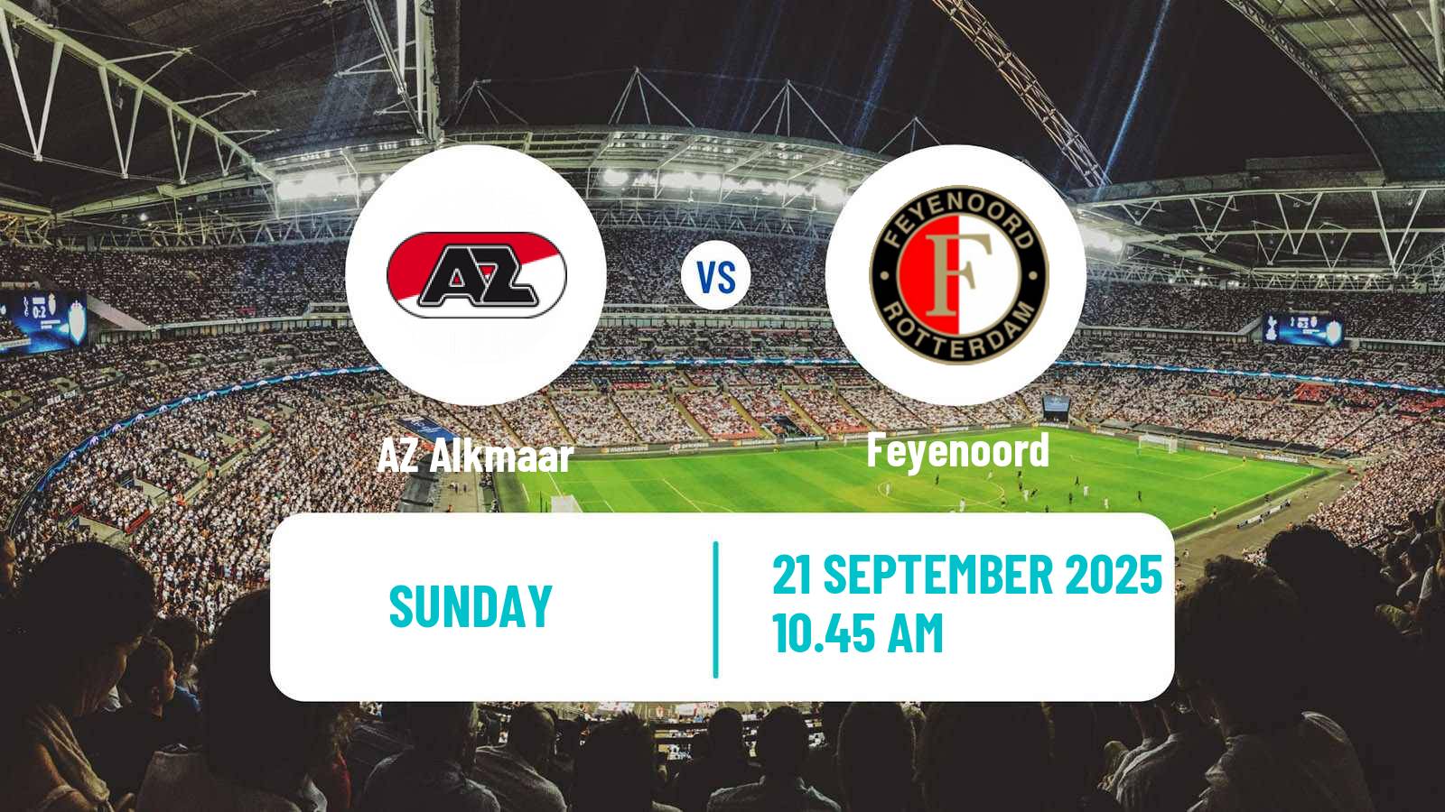 Football Dutch Eredivisie AZ Alkmaar - Feyenoord