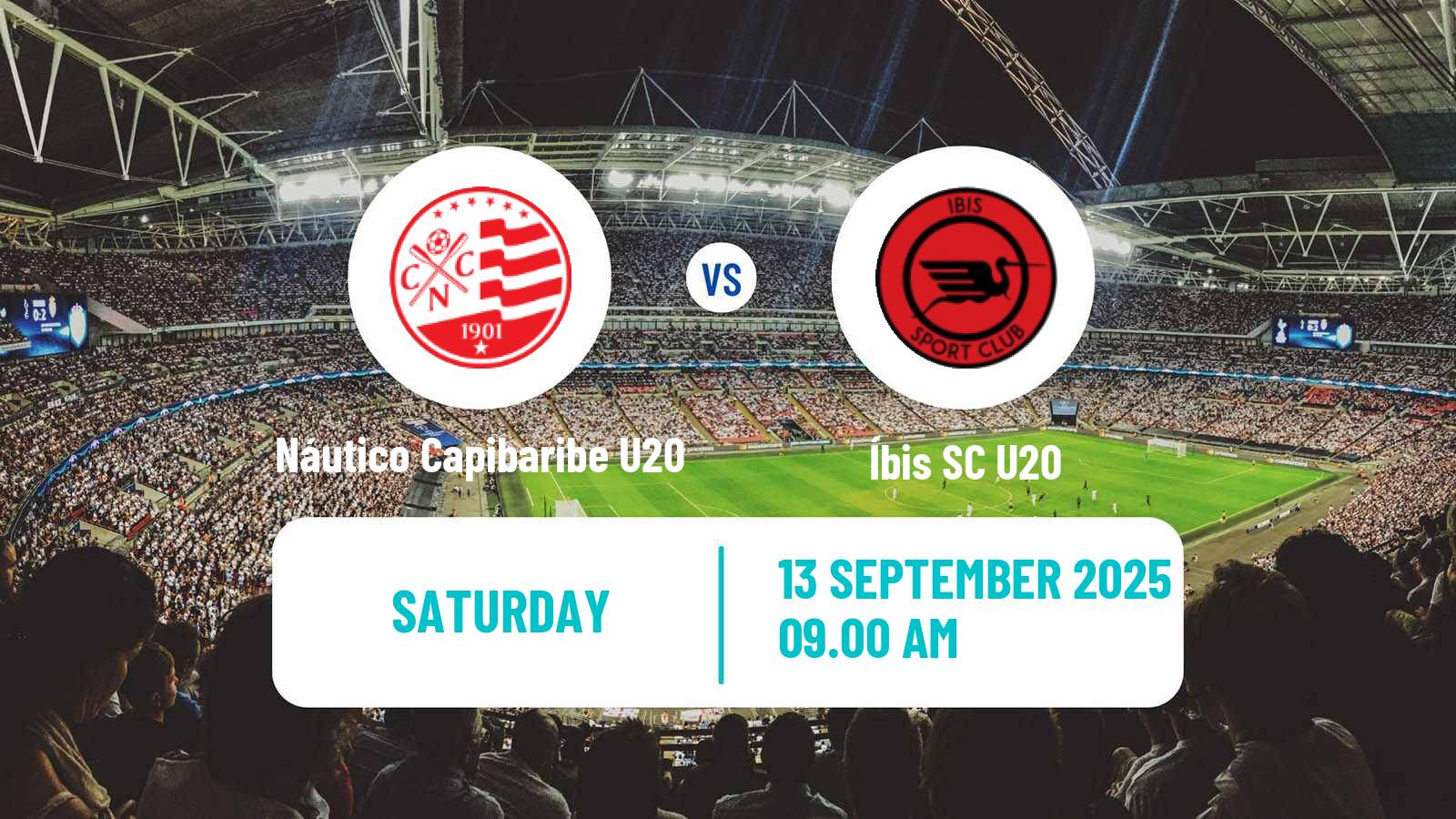 Football Brazilian Pernambucano U20 Náutico Capibaribe U20 - Íbis U20
