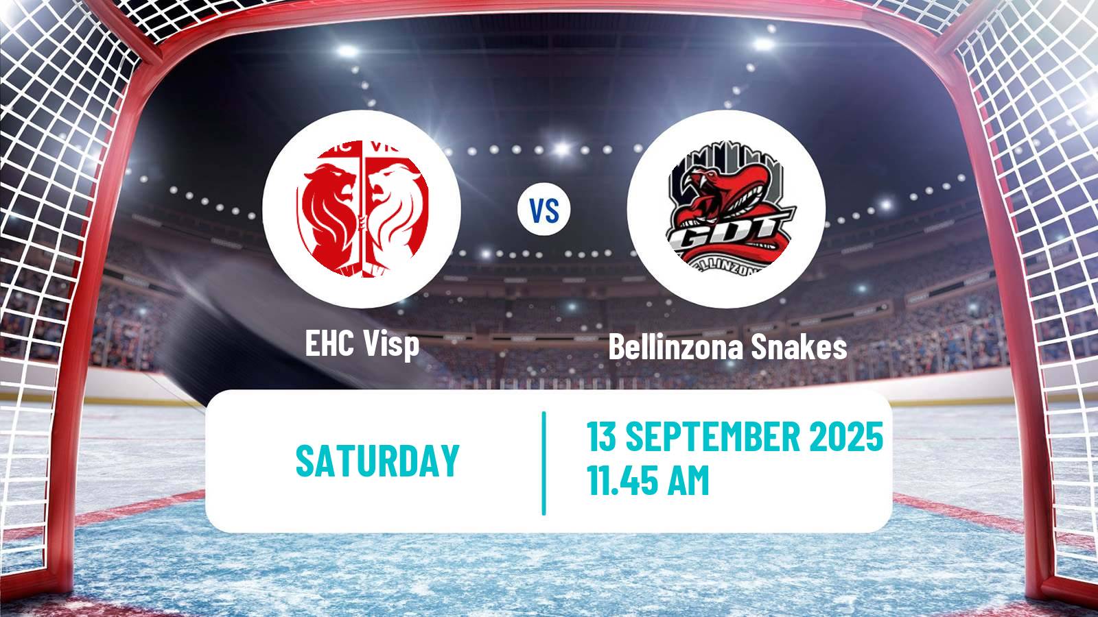 Hockey Swiss League Hockey Visp - Bellinzona Snakes
