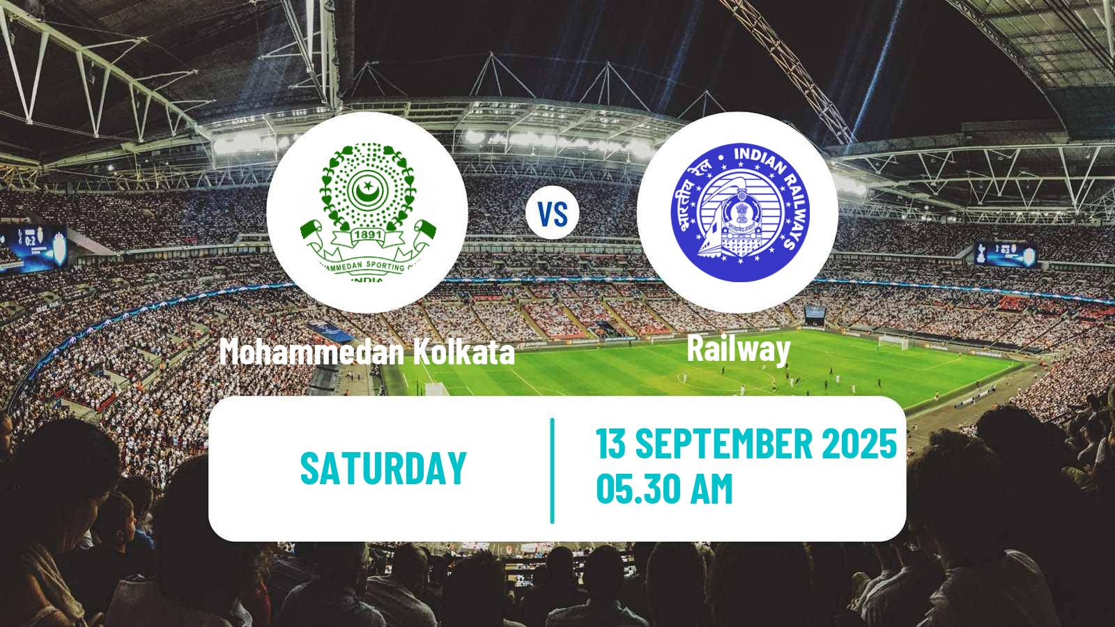 Football Calcutta Premier Division Mohammedan Kolkata - Railway