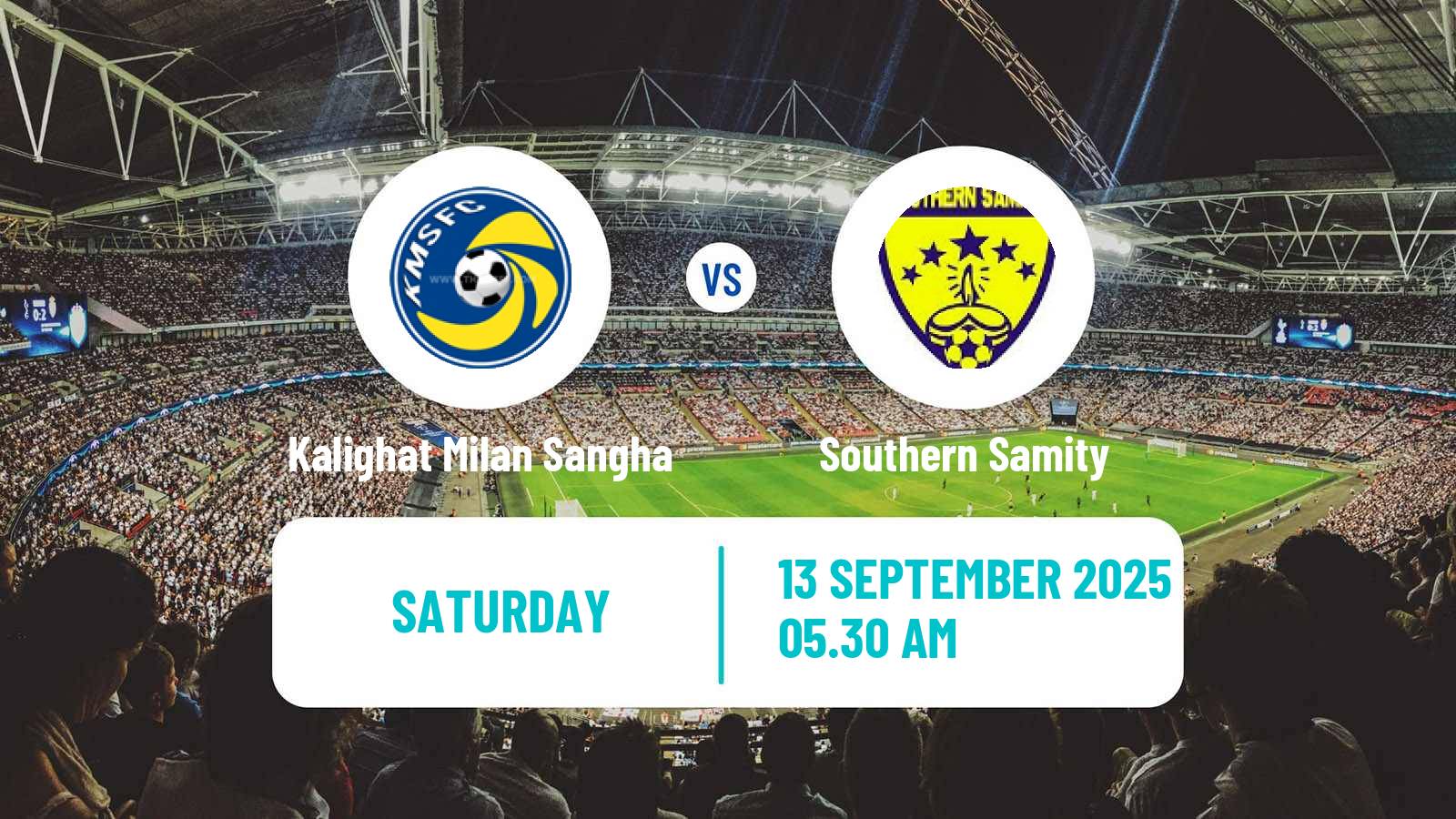 Football Calcutta Premier Division Kalighat Milan Sangha - Southern Samity