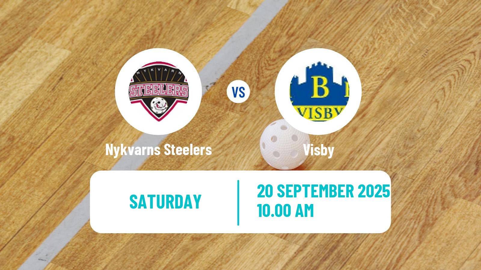 Floorball Swedish Superligan Floorball Nykvarns Steelers - Visby