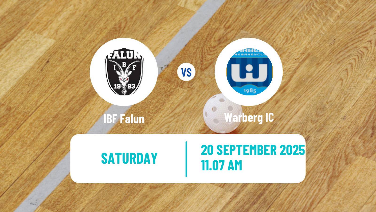 Floorball Swedish Superligan Floorball Falun - Warberg