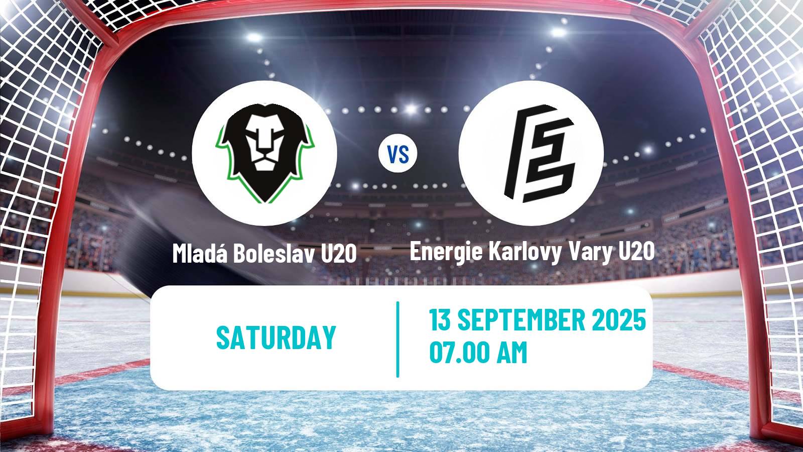 Hockey Czech ELJ Mladá Boleslav U20 - Energie Karlovy Vary U20
