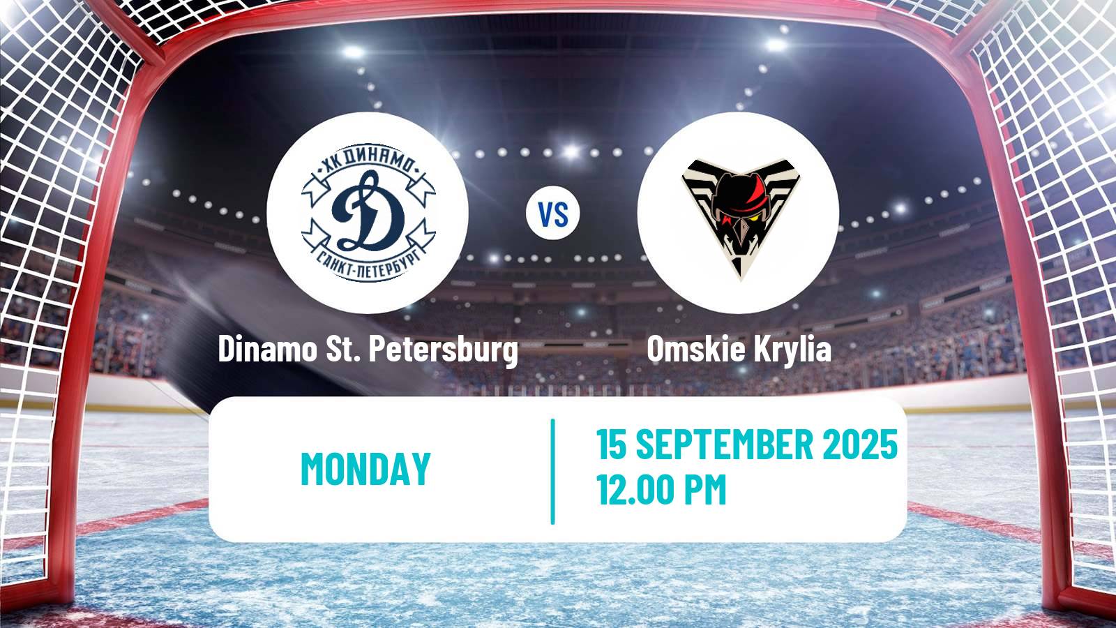 Hockey VHL Dinamo St. Petersburg - Omskie Krylia