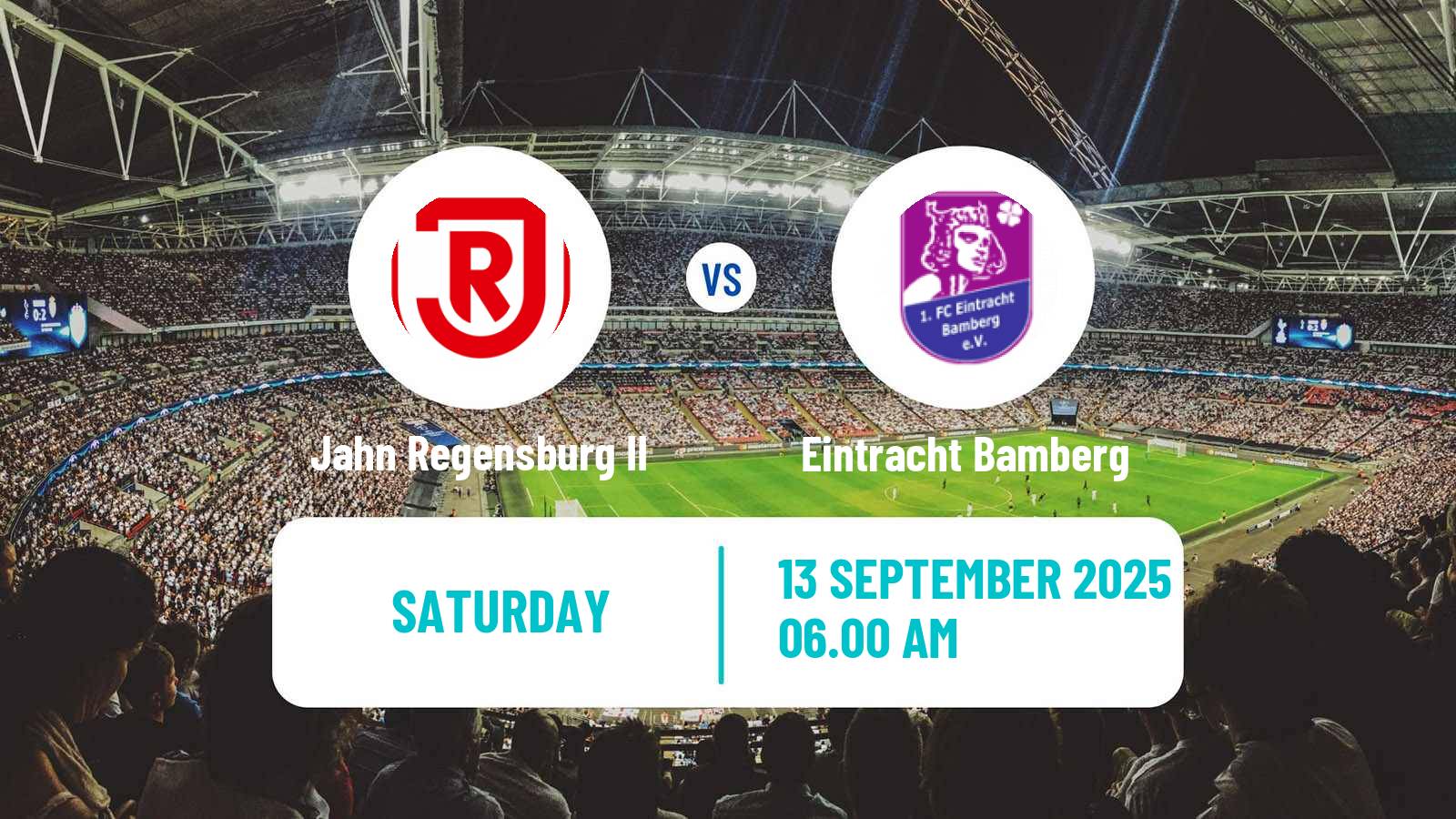 Football German Oberliga Bayern Nord Jahn Regensburg II - Eintracht Bamberg