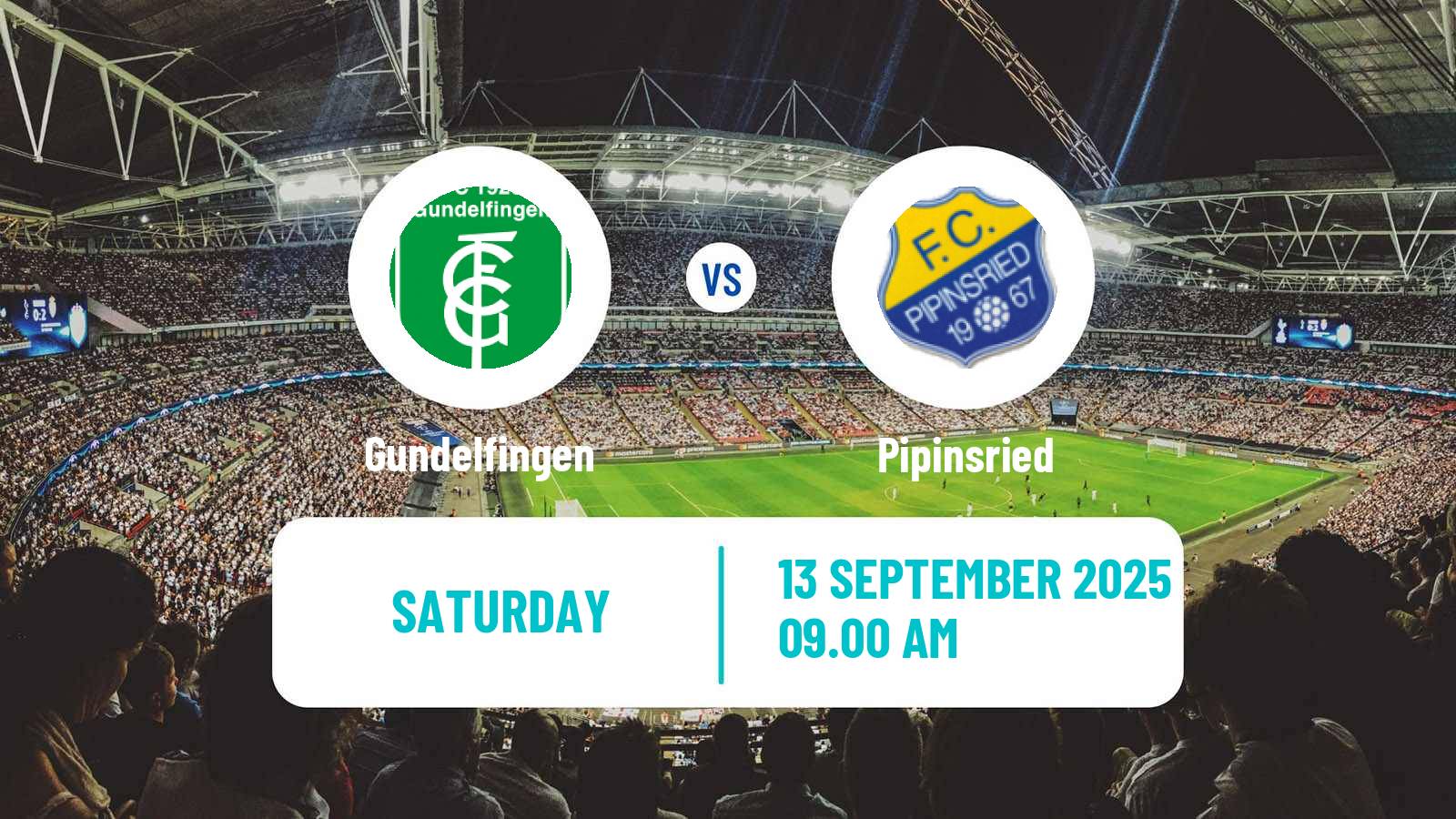 Football German Oberliga Bayern Süd Gundelfingen - Pipinsried