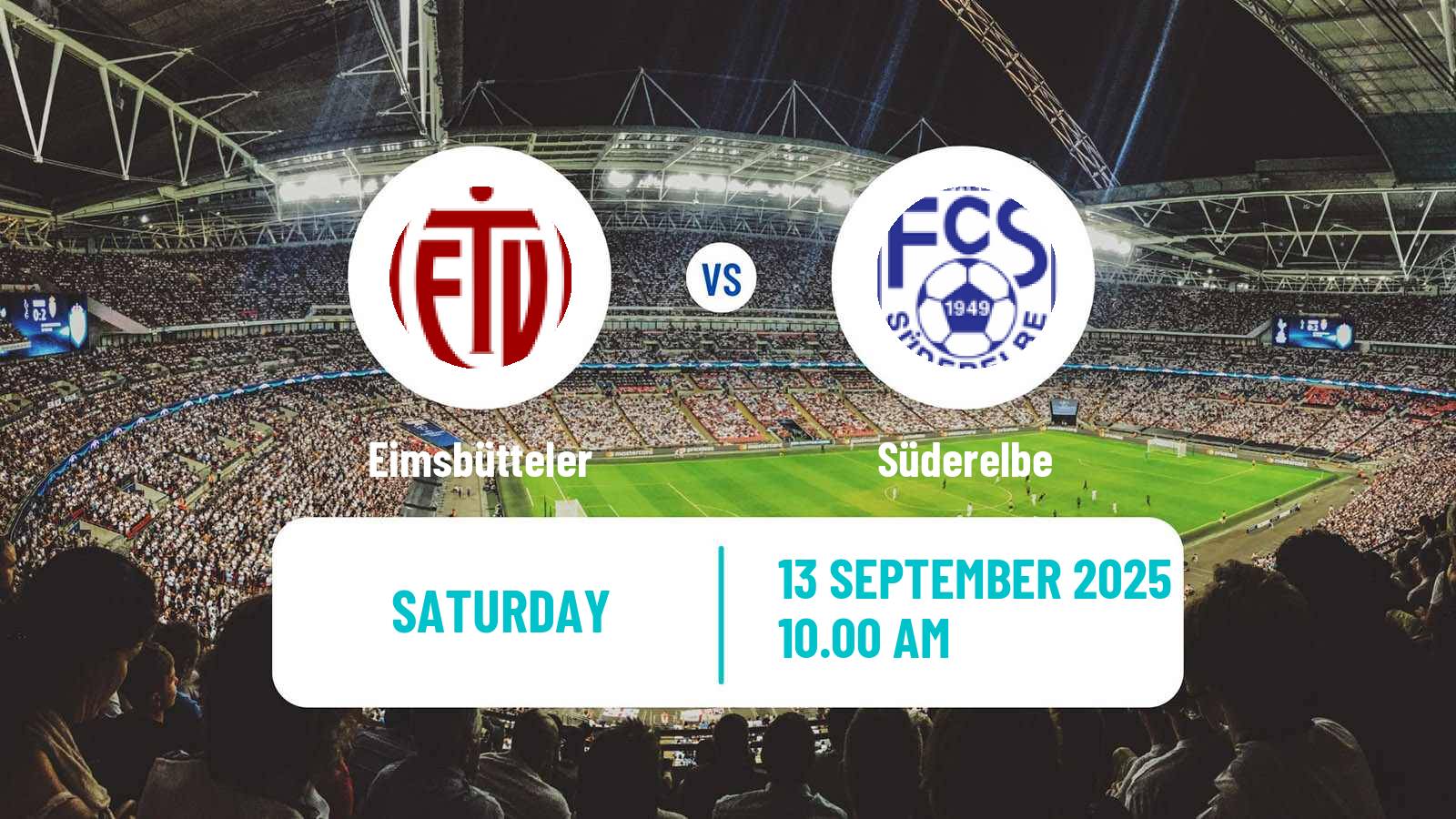 Football German Oberliga Hamburg Eimsbütteler - Süderelbe