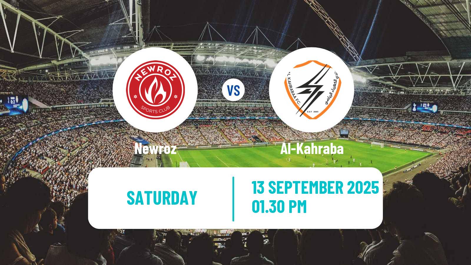 Football Iraqi Premier League Newroz - Al-Kahraba