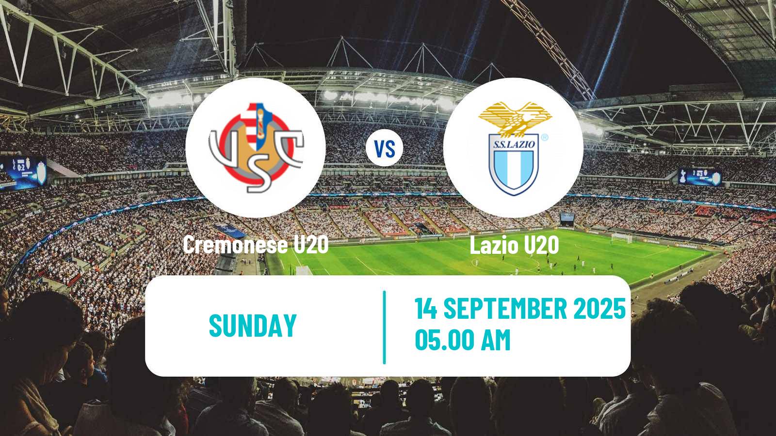 Football Italian Primavera 1 Cremonese U20 - Lazio U20