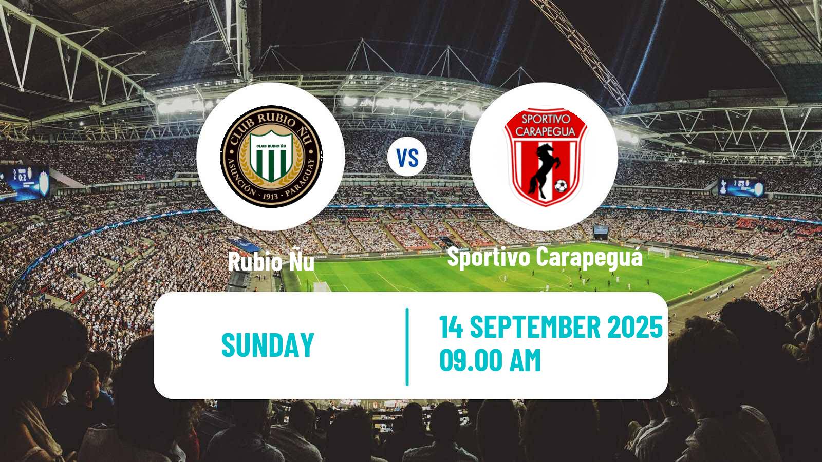 Football Paraguayan Division Intermedia Rubio Ñu - Sportivo Carapeguá