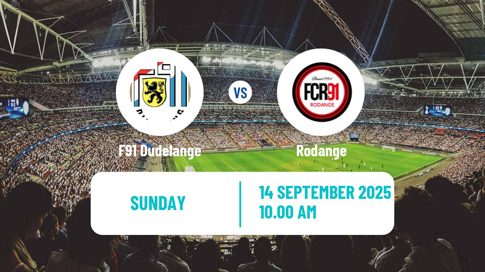 Football Luxembourg National Division F91 Dudelange - Rodange